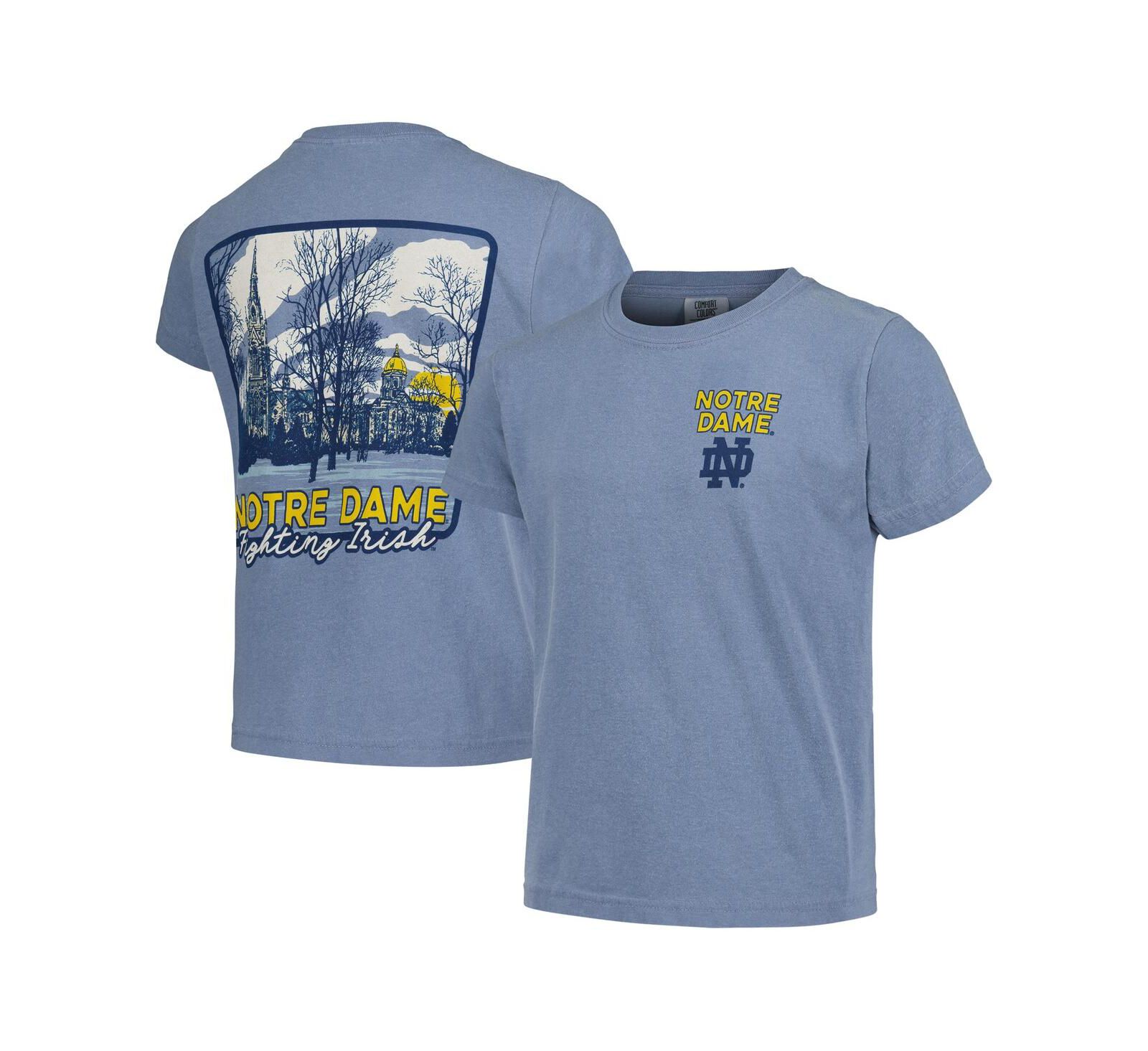 Детская футболка Image One Blue Notre Dame Fighting Irish Comfort Colors