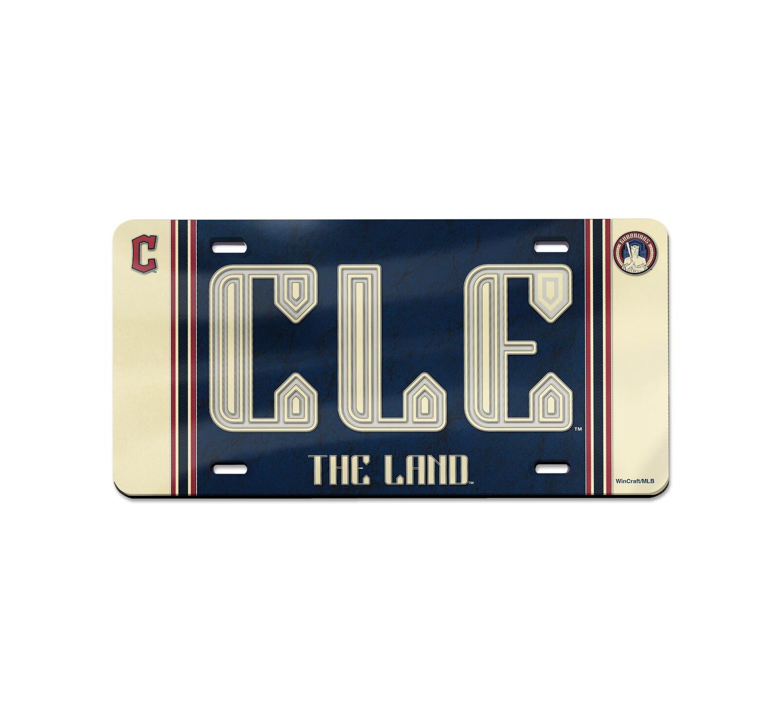 Wincraft Cleveland Guardians 2024 City Connect Laser Cut Acrylic License Plate