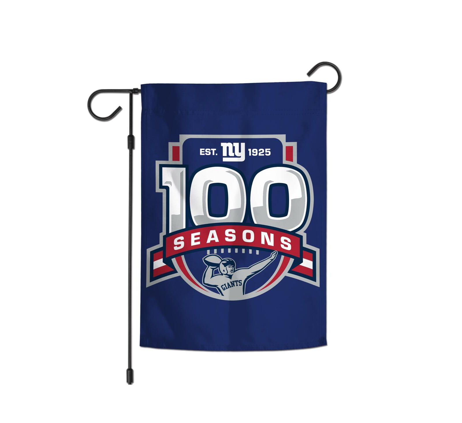 Wincraft New York Giants 100th Season 12" x 18" Two-Sided Garden Flag