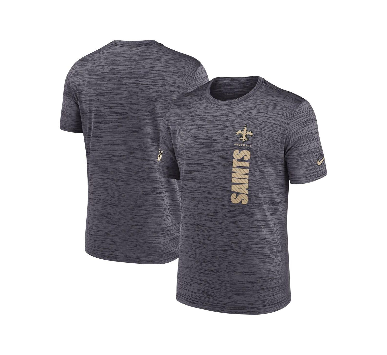 Nike Men's Black New Orleans Saints 2024 Sideline Velocity Performance T-Shirt