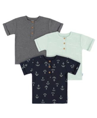 Gerber Baby Boys Short Sleeve T-Shirts, 3 Pack