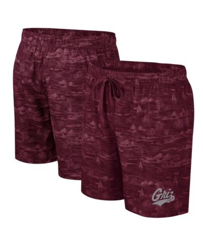 Плавательные шорты Colosseum Men's Maroon Montana Grizzlies Ozark Swim Shorts