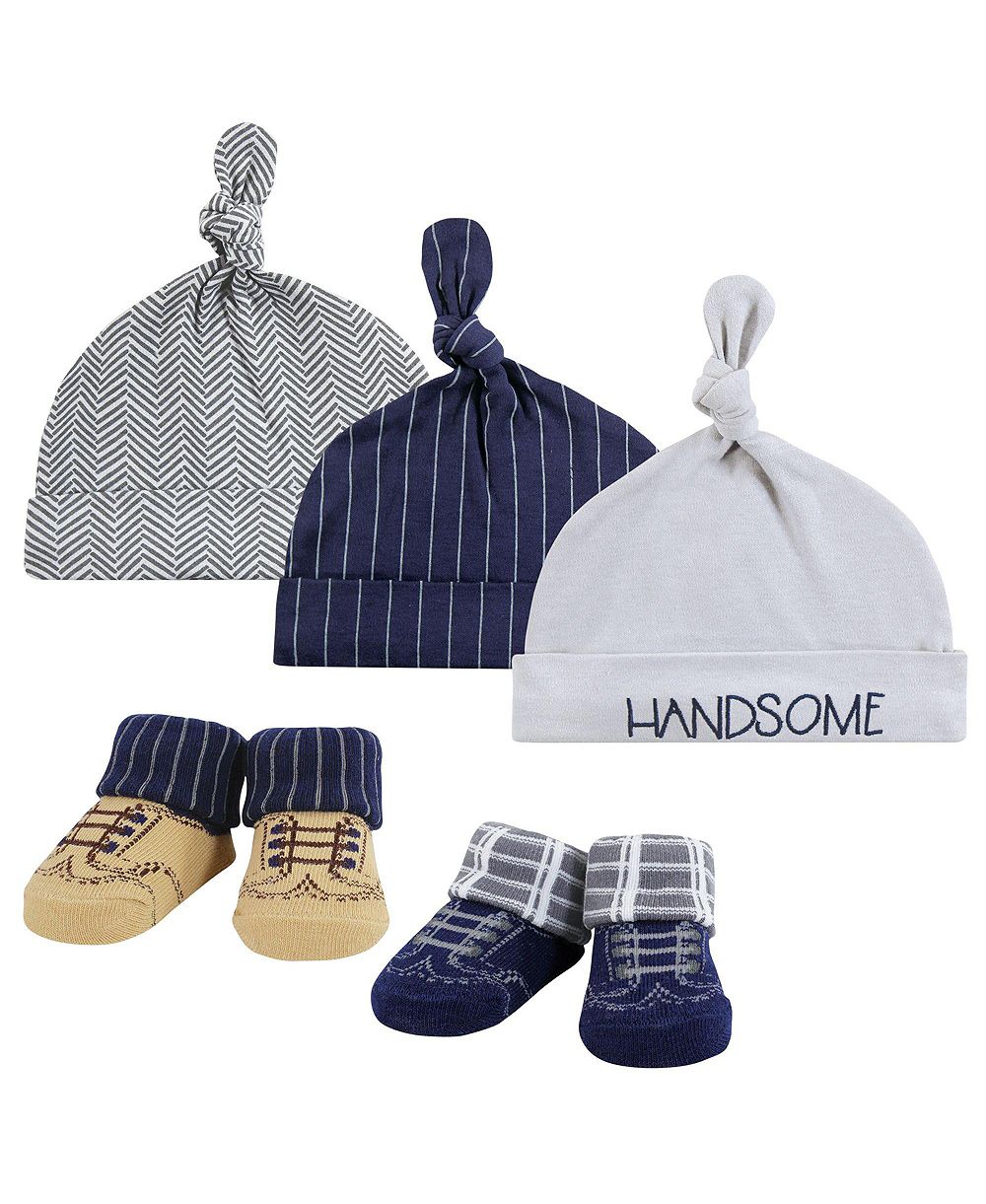 Hudson Baby Baby Boys Hudson Youngster's Cap and Sock Pairing