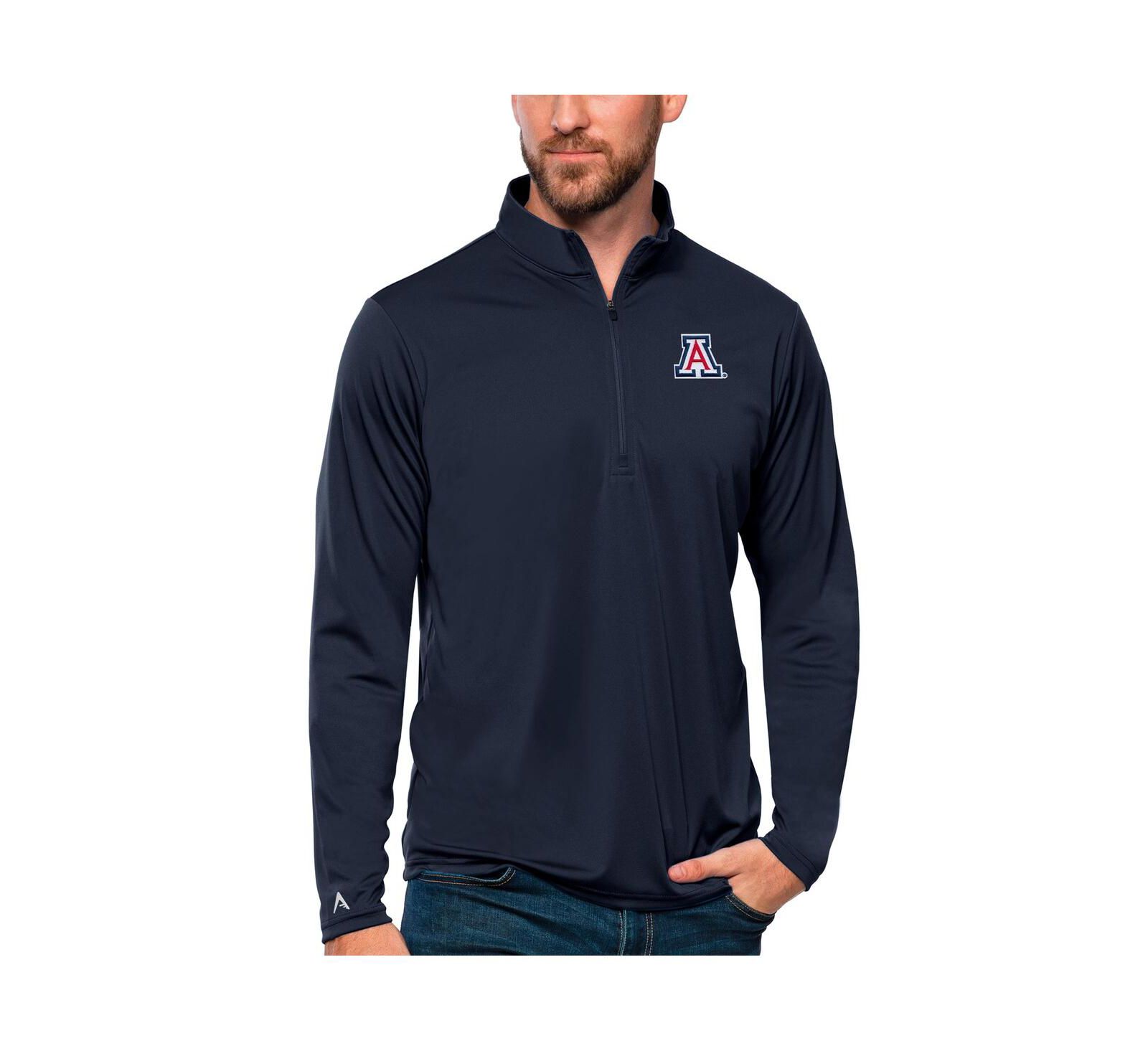 Antigua Мужская четвертьзастежка Navy Arizona Wildcats Tribute