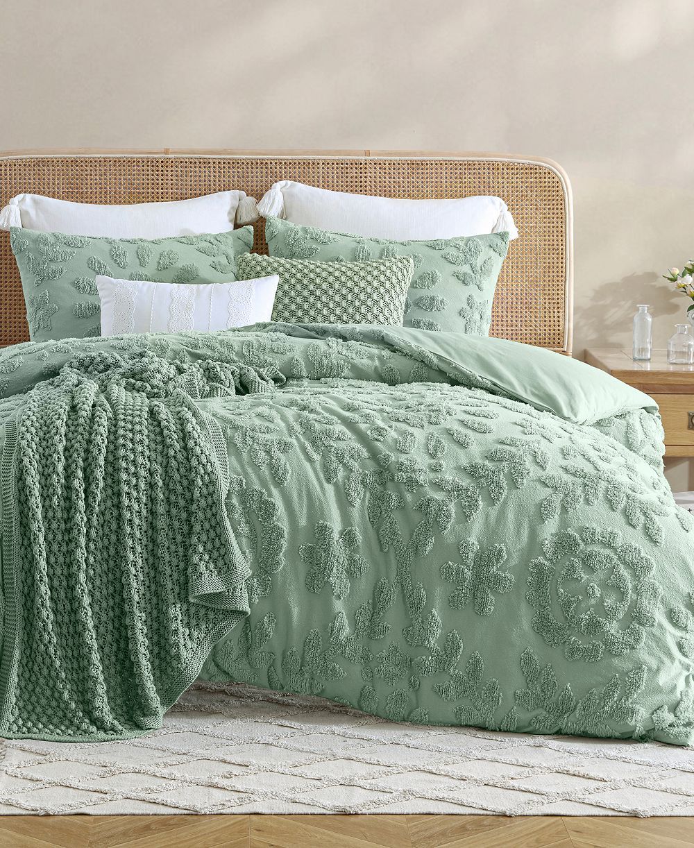 Peri Home Chenille Laurel 3-Pc. Comforter Set, Full/Queen