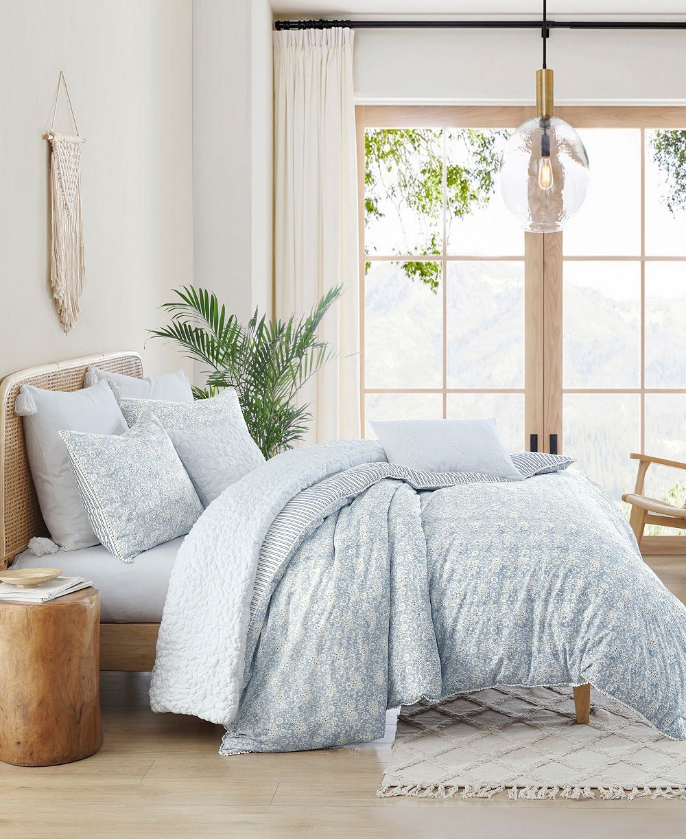 Peri Home Ikat Eyelet 3-Pc. Comforter Set, Full/Queen