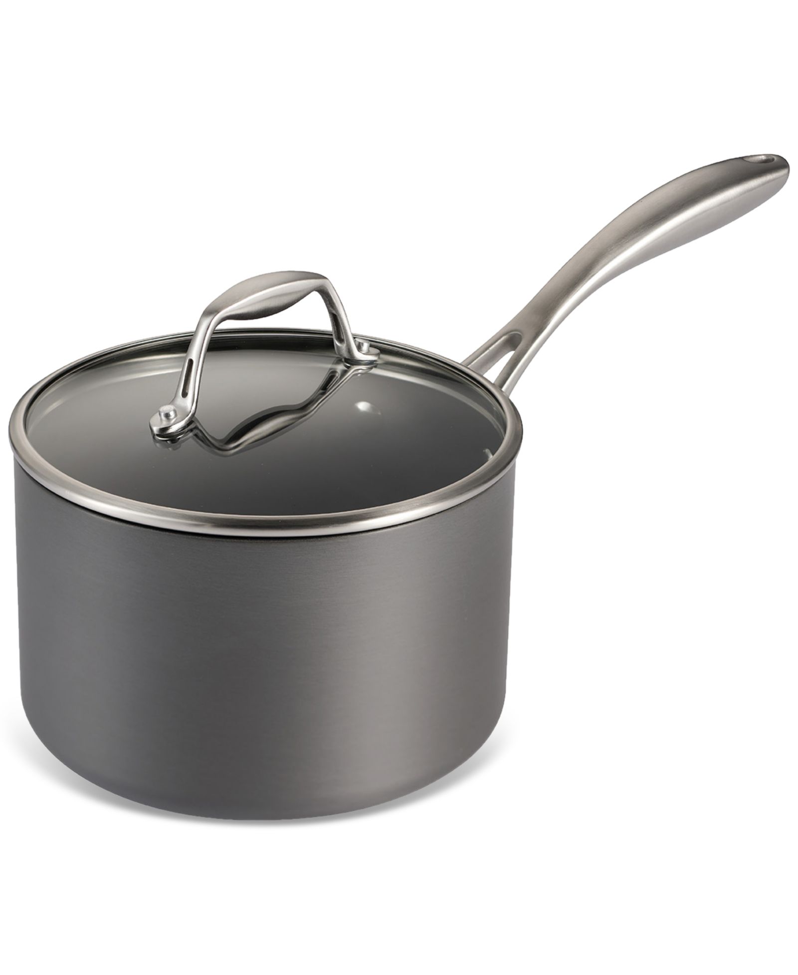 Tramontina OnyxPro 3-Quart Hard Anodized Nonstick Sauce Pan with Lid