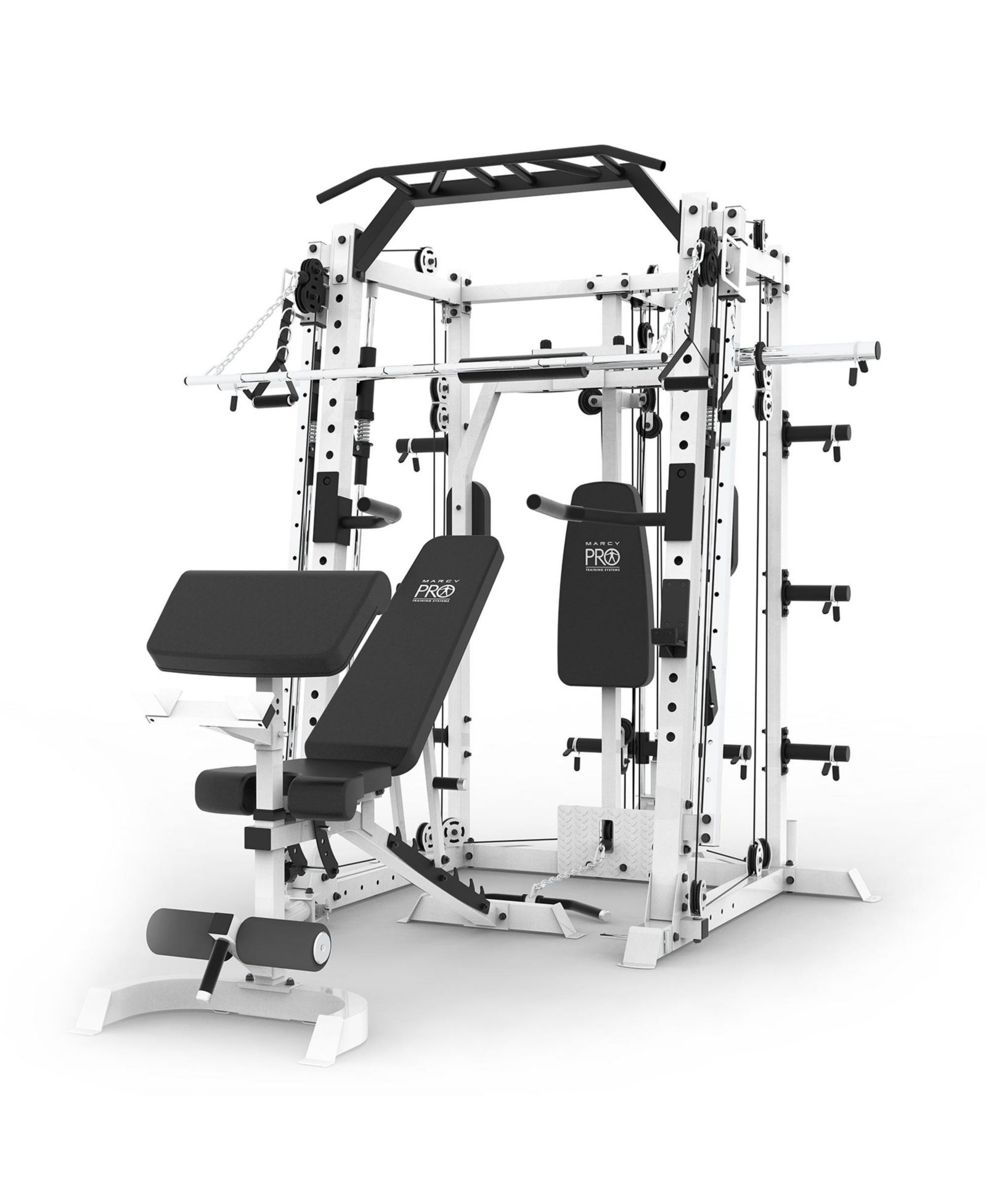 Система для тренировок Marcy SM-7409 Smith Machine Cage Multi Purpose Home Gym, белая