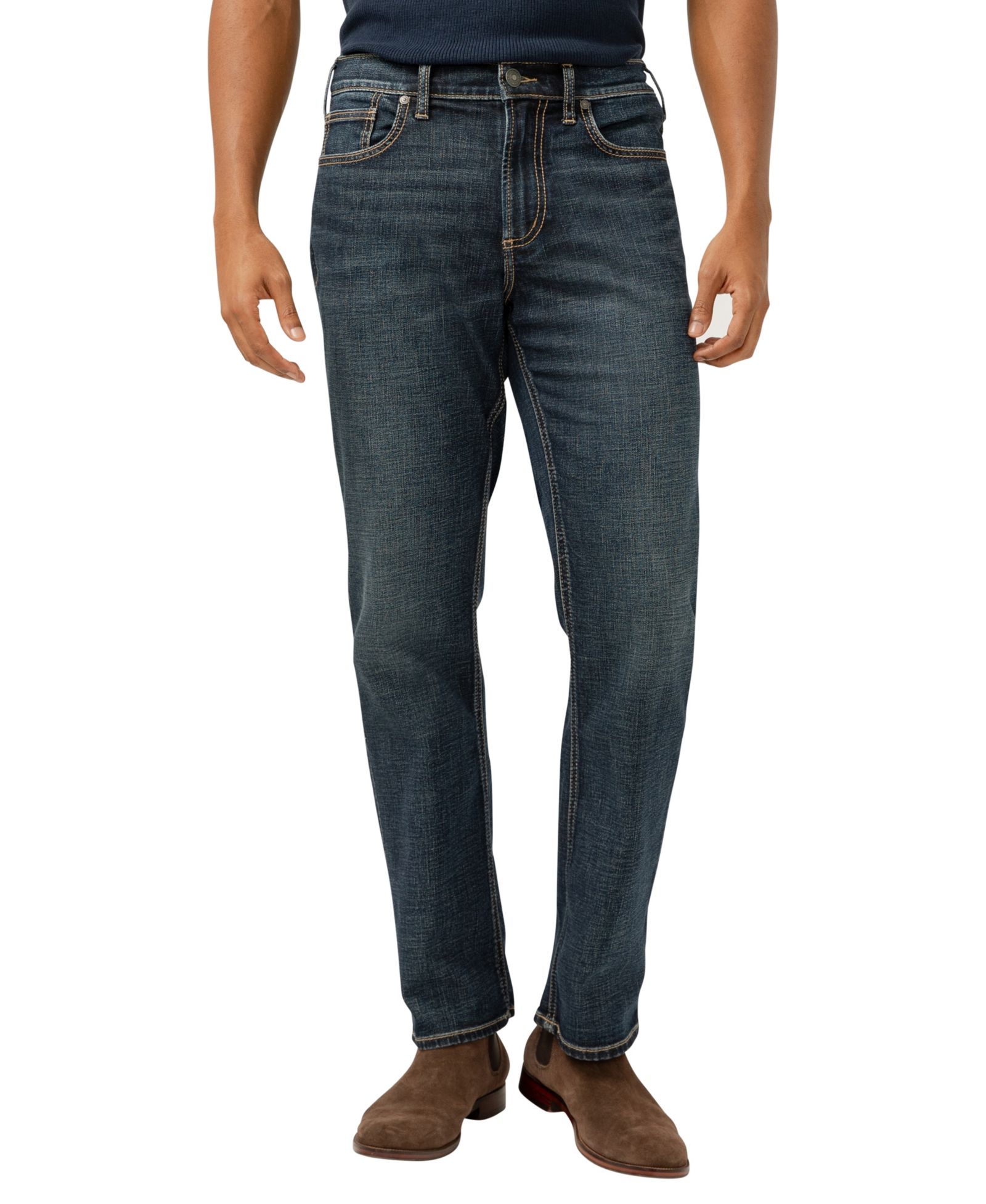Джинсы Silver Jeans Co. Grayson Classic Fit Straight Leg Luxe Heritage