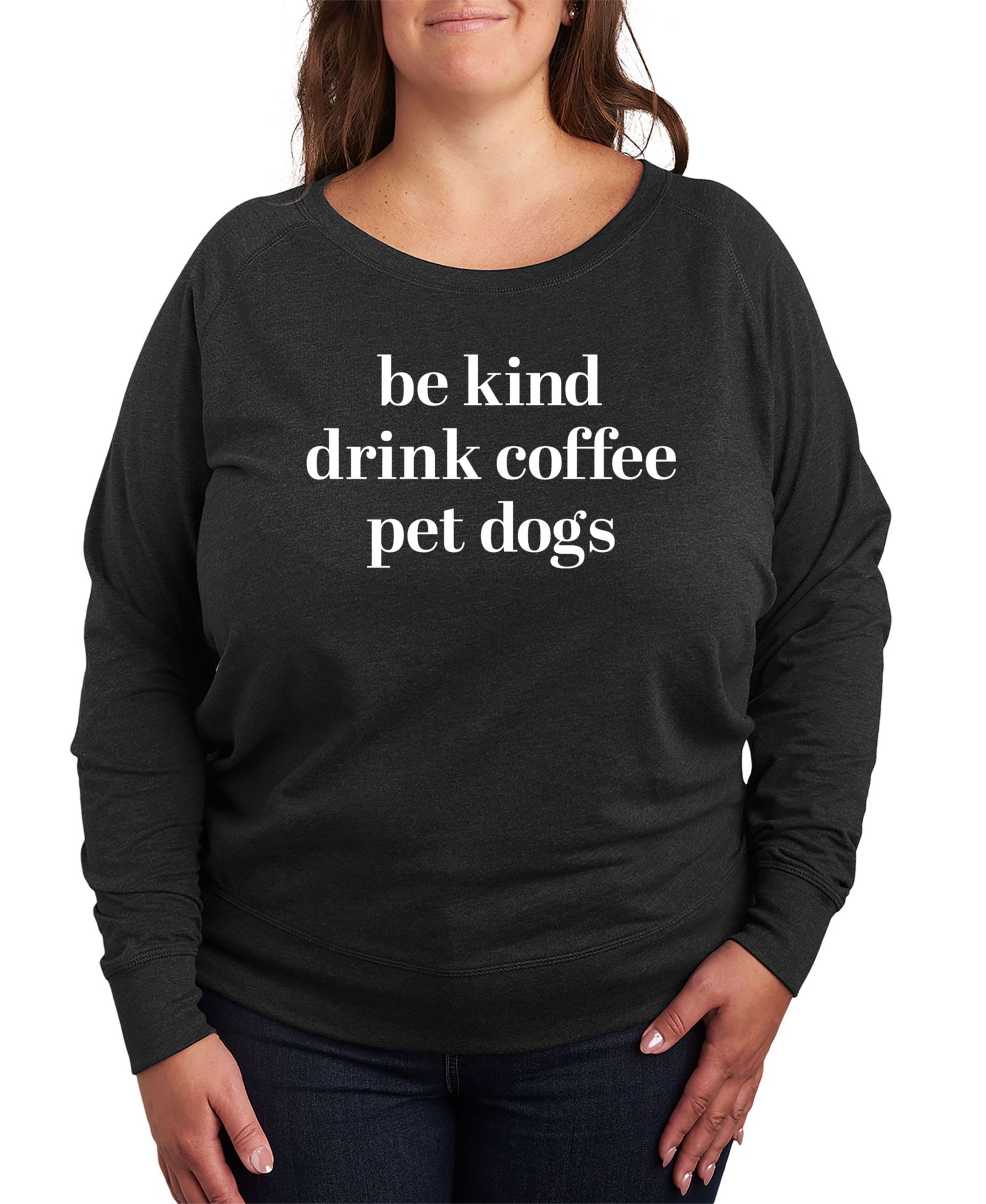 Женский свитшот Hybrid Apparel Be Kind, Plus Size