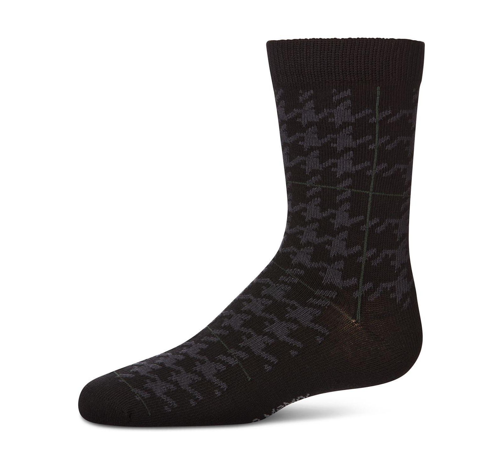 MeMoi Boys Hounds Plaid Dress Socks