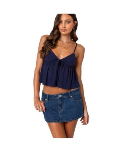 Edikted Women's Sunrise babydoll tank top