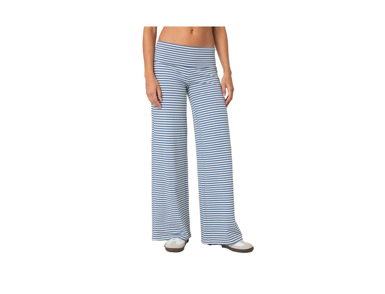 Edikted Женские брюки Lilah Striped Fold Over