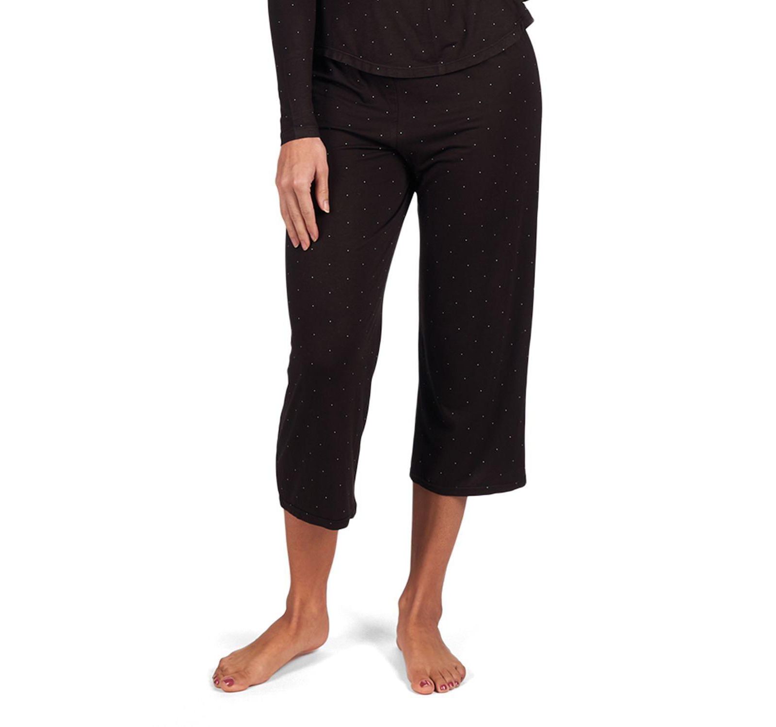 Женские брюки MeMoi Allover Polka Dot Bamboo Blend Capri