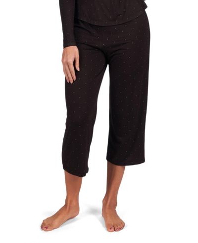 Женские брюки MeMoi Allover Polka Dot Bamboo Blend Capri