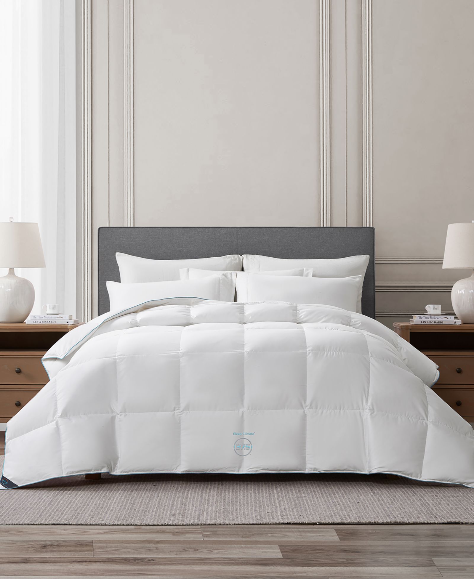 Sleep Climate Temperature Balancing Down Alternative Comforter Featuring 37.5 Technology, Full/Queen