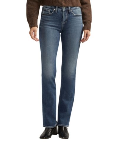 Женские джинсы Silver Jeans Co. Suki Mid Rise Curvy Fit Slim Bootcut