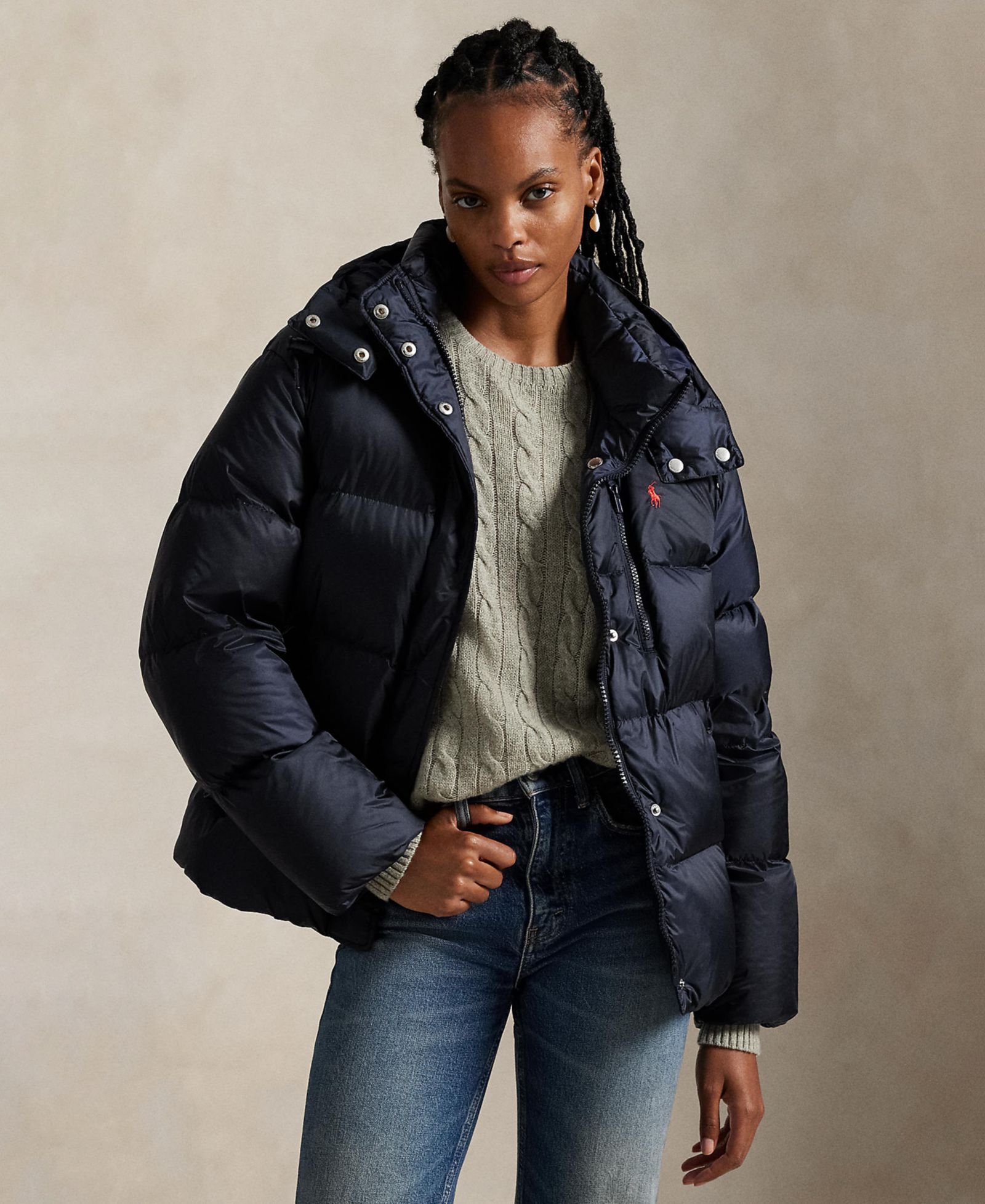 Polo Ralph Lauren Women's Water-Resistant Long-Sleeve Quilt Jacket