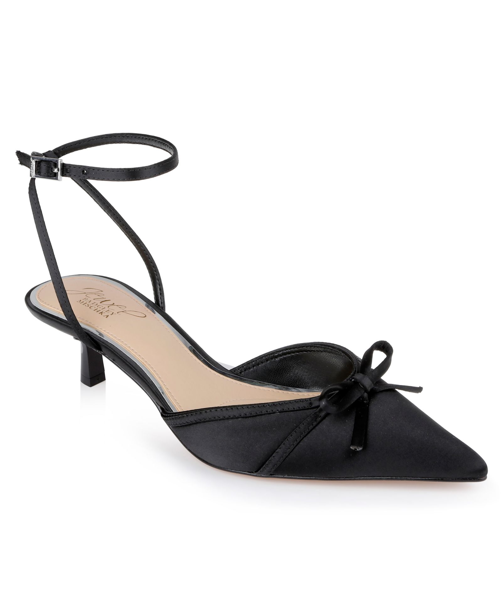 Jewel Badgley Mischka Women's Talasia Kitten Heel Pumps