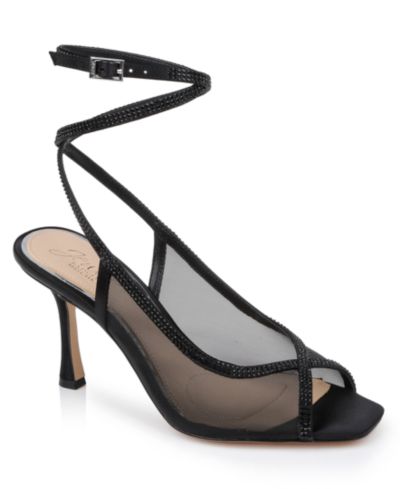 Jewel Badgley Mischka Женские сандалии Tamera Mesh с открытым носком