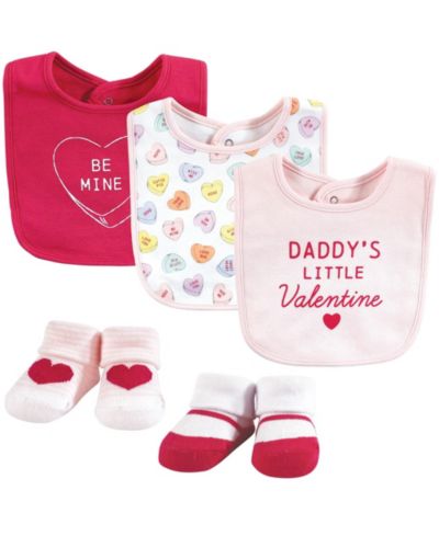 Набор из 5 нагрудников и носков Hudson Baby Baby Girls Hudson