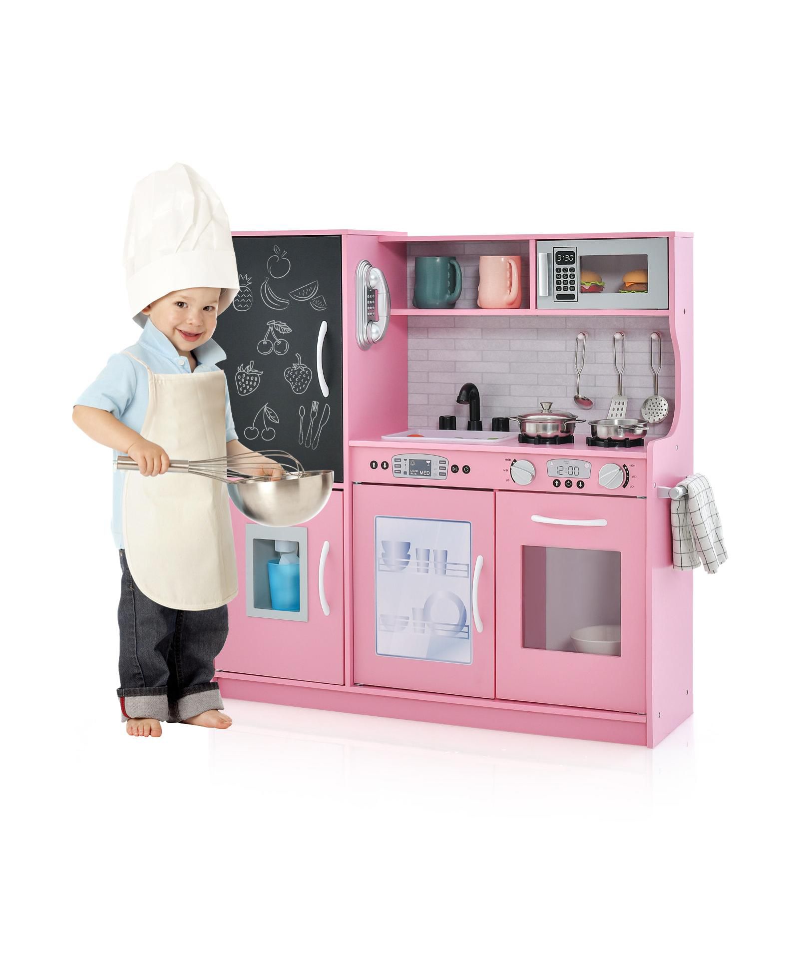Игрушечный набор для кухни с раковиной и плитой для детей 3-6 лет