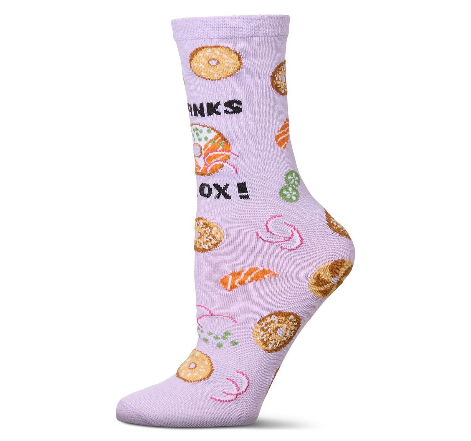 Thanks A Lox Greeting Card Crew Socks