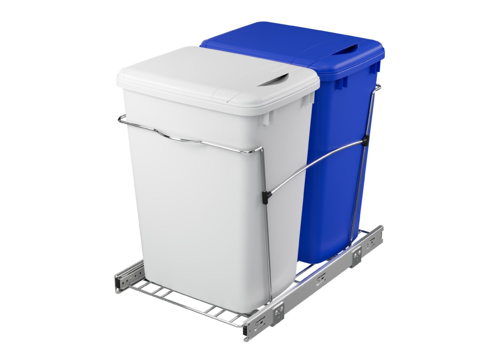 Rev-A-Shelf Double Pullout Trash Can 35 qt. for Kitchen
