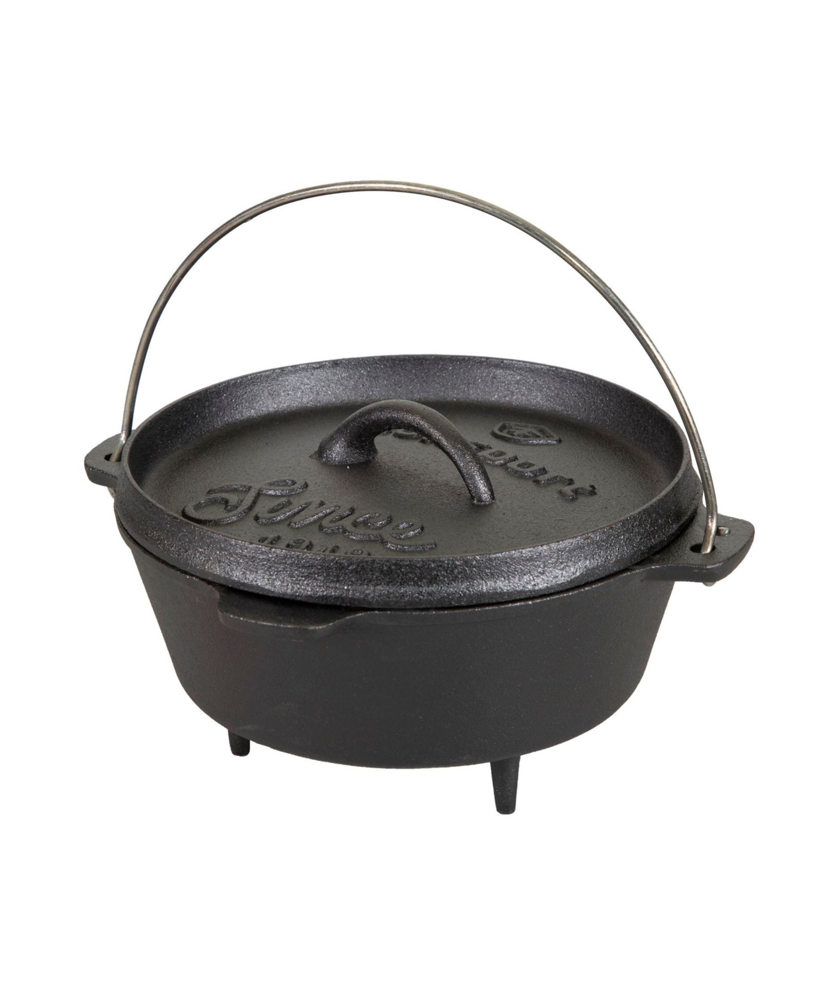 Stansport Pre-Seasoned Cast Iron Dutch Oven with Legs