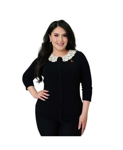 Unique Vintage Plus Size Bookworm Cardigan sweaters