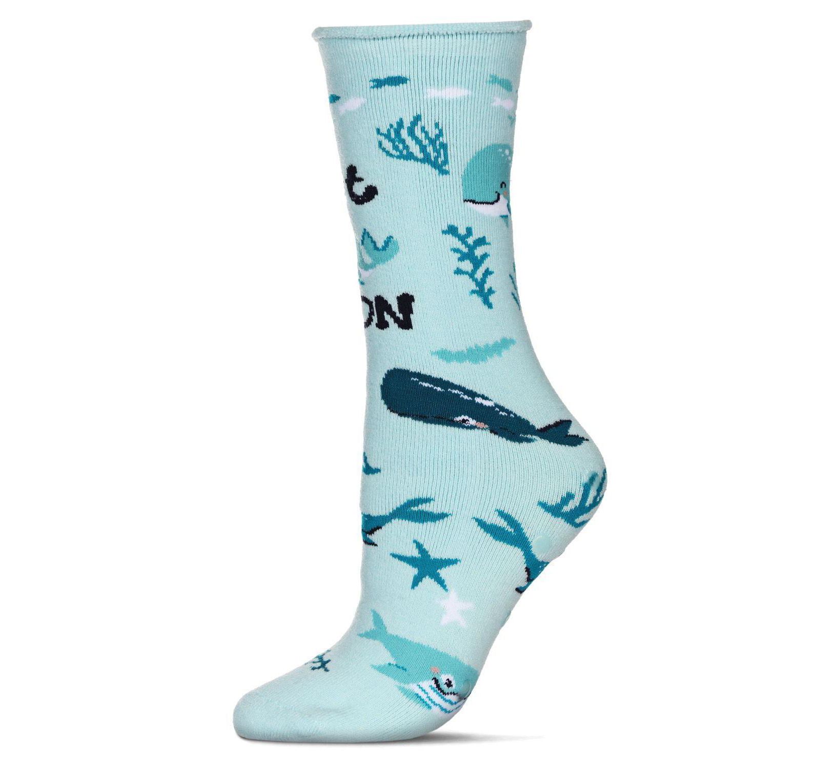 Get Whale Soon Greeting Card Crew Socks