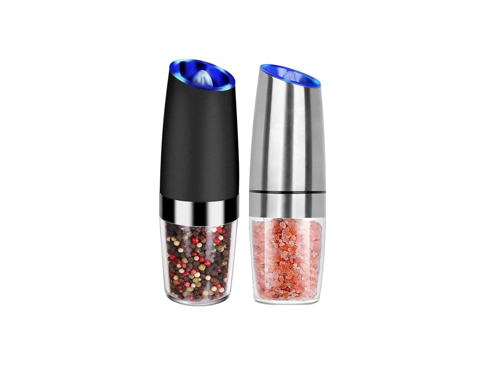Набор мельниц для соли и перца Cowin Salt and Pepper Grinder Set Automatic Battery Operated 2 Pcs