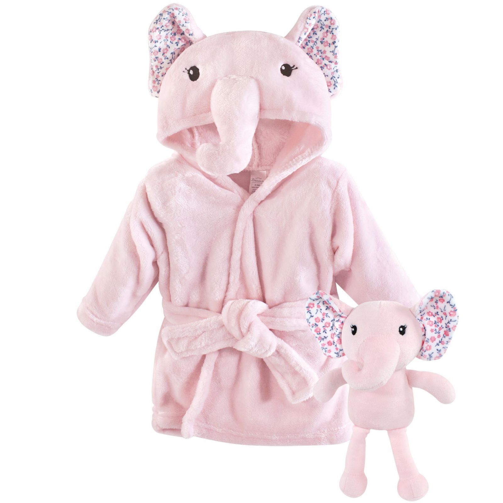 Treasure Soft After-Bath Wrap & Toy Companion Set
