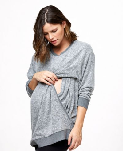 NOM Maternity Jo Maternity & Nursing Sweatshirt