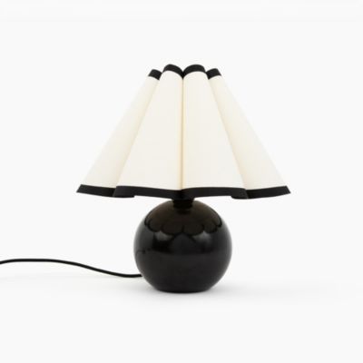 Blair 10" Modern LED Classic Table Lamp with Black Marble Base, Bulb Included