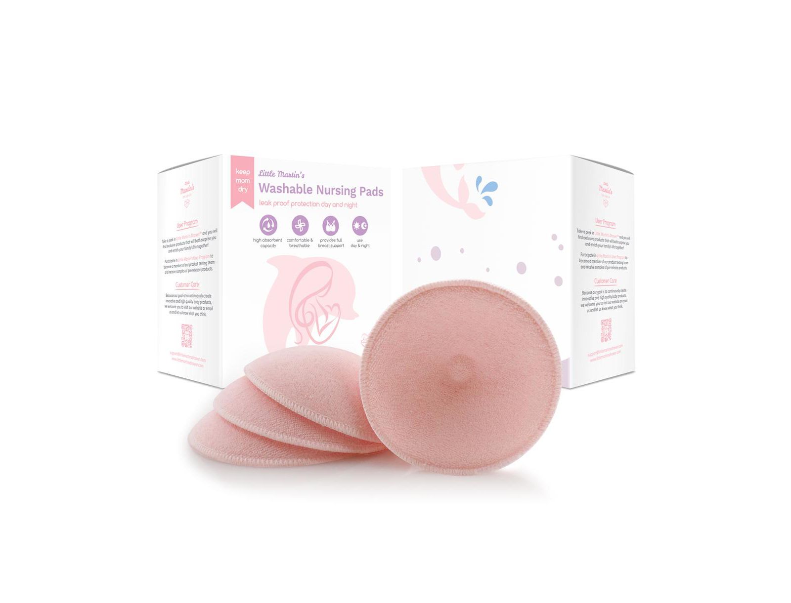 Многоразовые пеленки для кормления Little Martin's Drawer, 4 шт