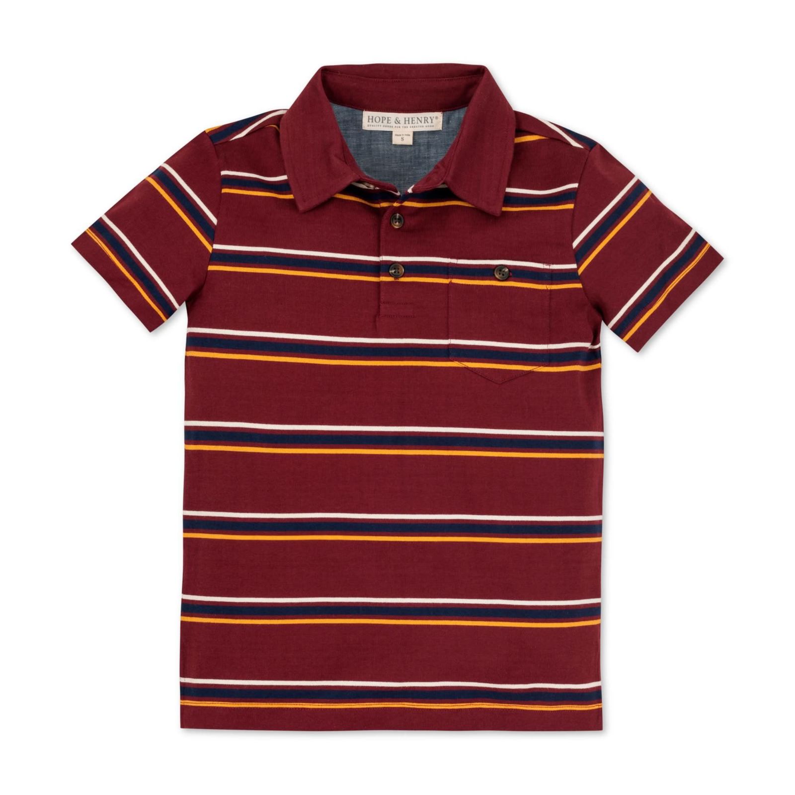 Детское джерси поло Hope & Henry Short Sleeve