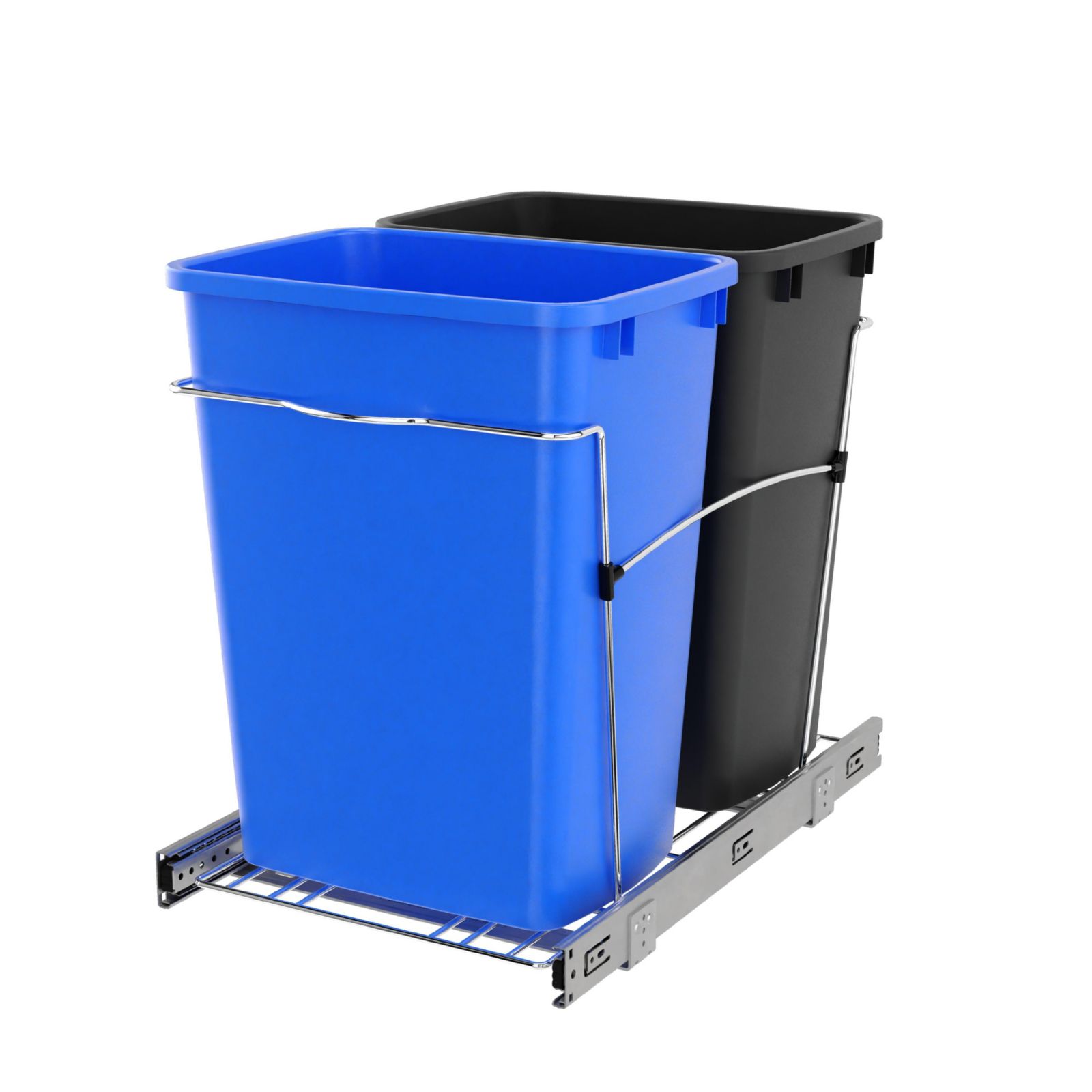 Rev-A-Shelf двойной выдвижной мусорный контейнер 35 qt для кухни