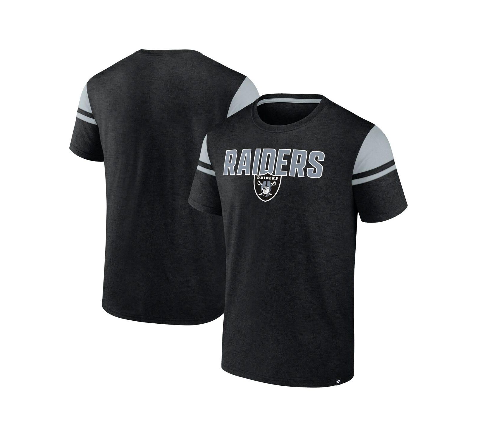 Fanatics Men's Black Las Vegas Raiders Old School Play Slub T-Shirt