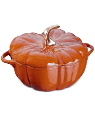 Универсальная жаровня Staub Enameled Cast Iron 3.5-Qt Pumpkin Dutch Oven