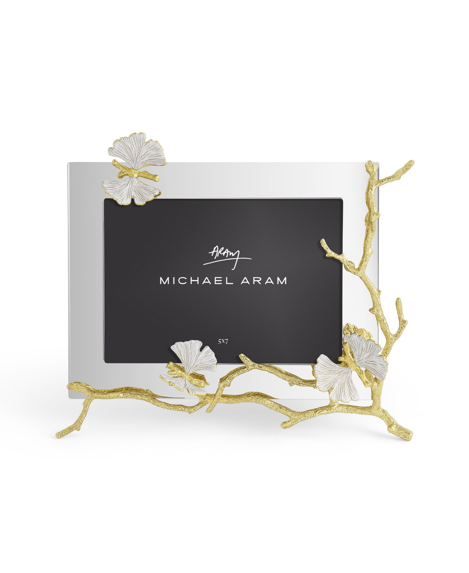 Michael Aram Butterfly Ginkgo Gold Reflective Frame, 5" x 7"
