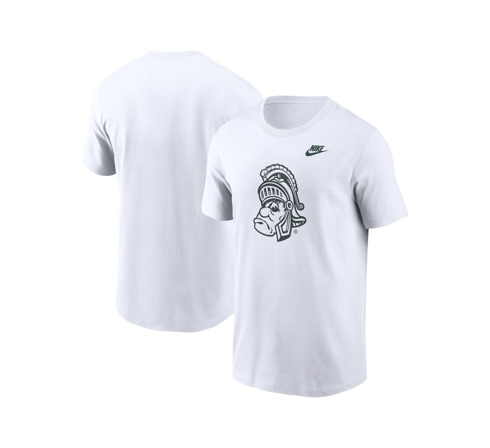 Nike Men's White Michigan State Spartans Legacy Alternate Logo T-Shirt