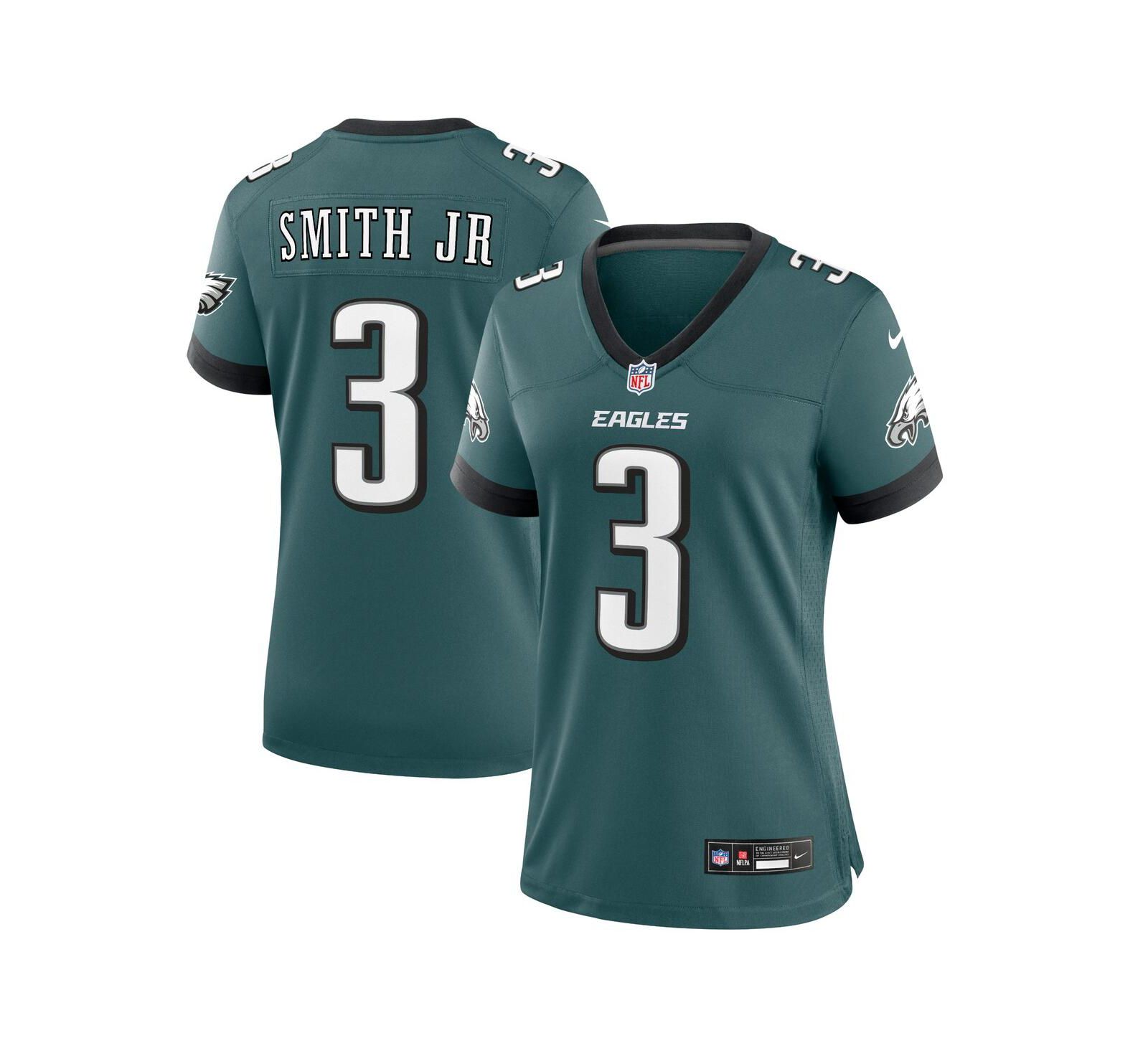 Nike Women's Nolan Smith Midnight Green Philadelphia Eagles Team Game Jersey