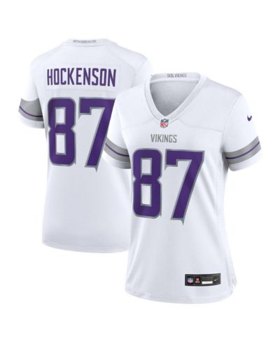 Женская джерси Nike T.J. Hockenson Minnesota Vikings Alternate Game Player