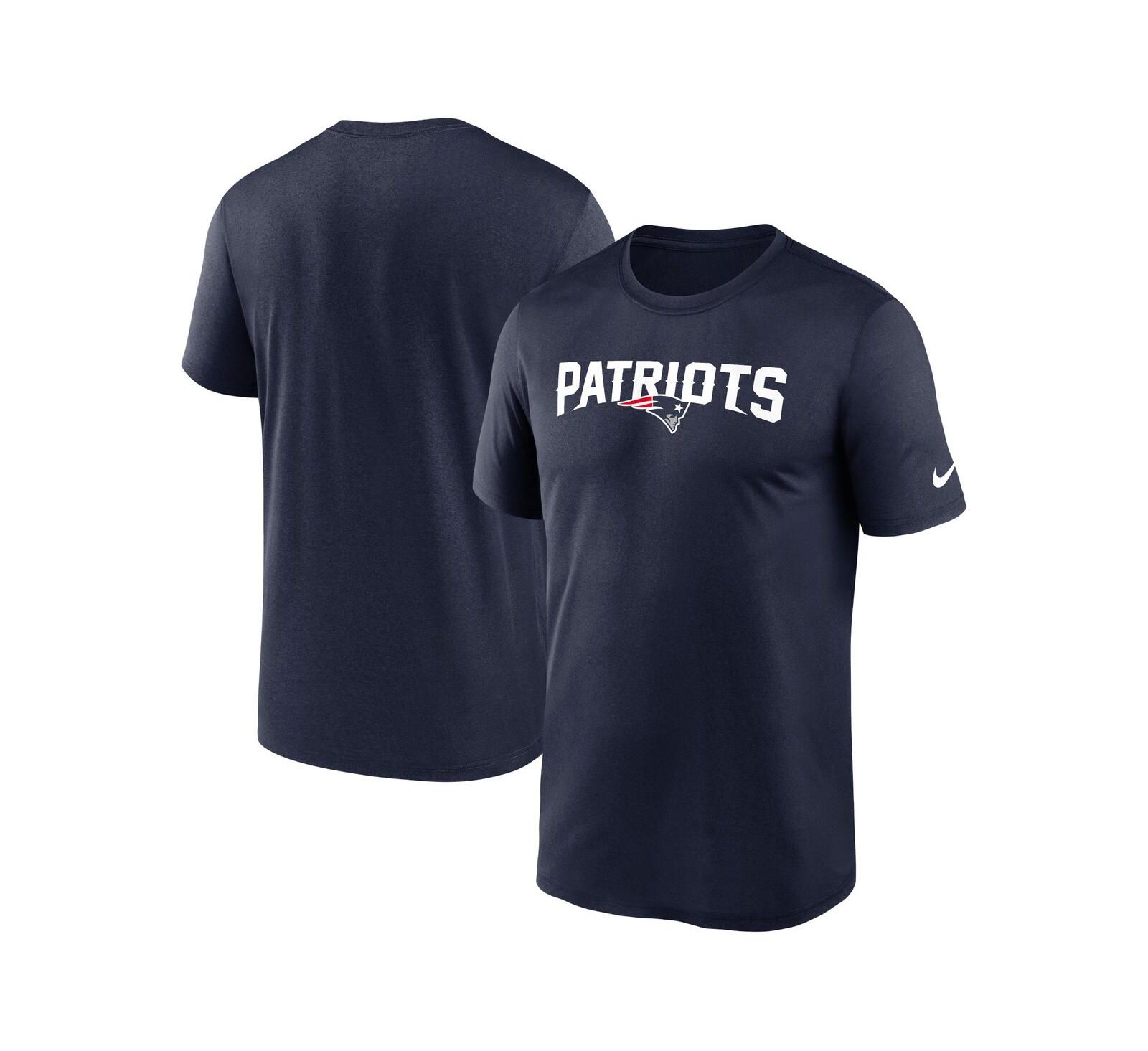Nike Men's Navy New England Patriots Primetime Legend Wordmark Performance T-Shirt
