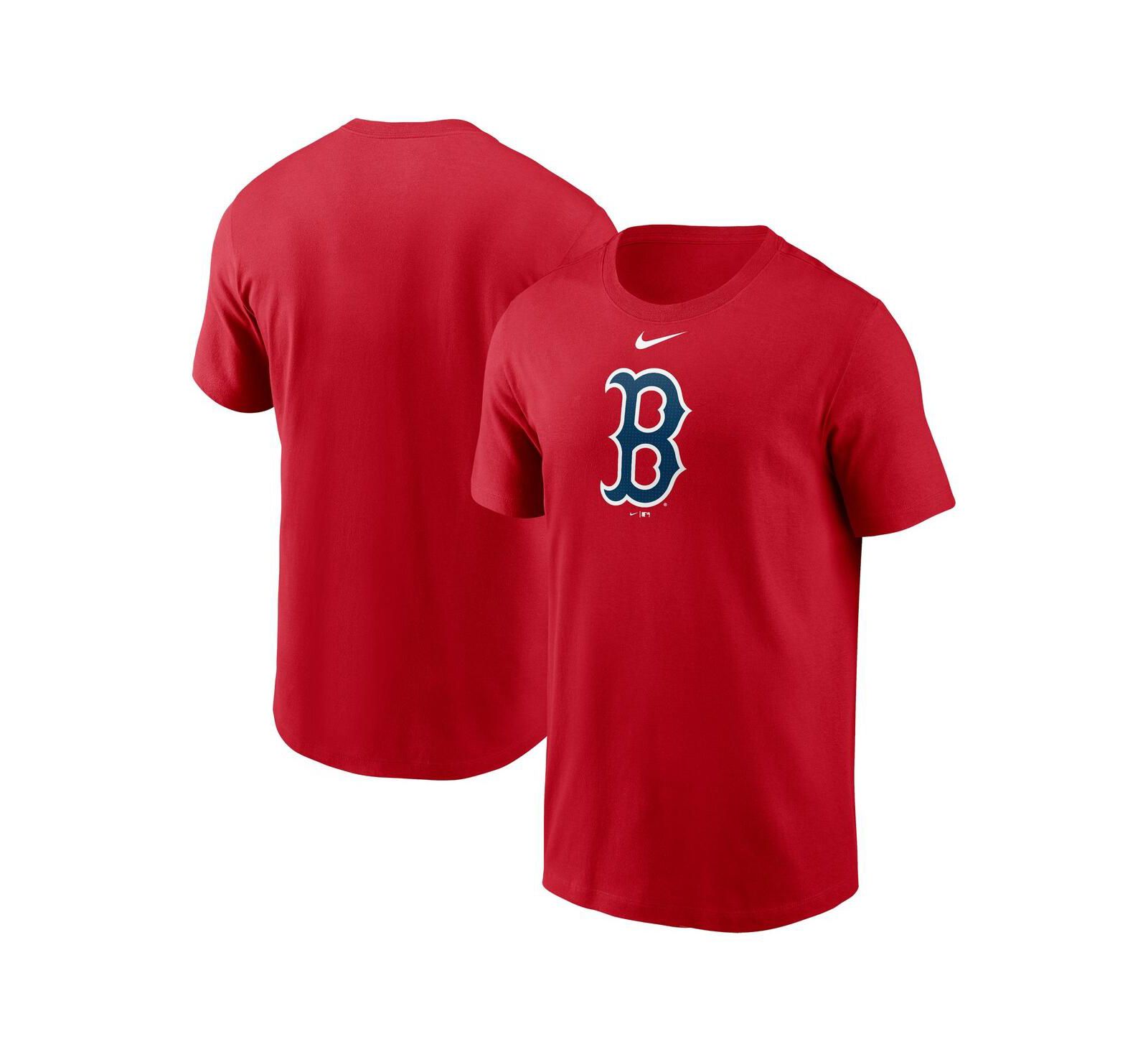 Мужская футболка Nike Red Boston Red Sox Fuse Logo