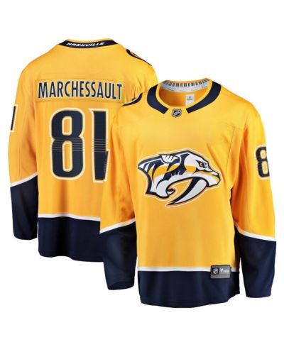 Fanatics Мужской Jonathan Marchessault Gold Nashville Predators Home Premier Breakaway Player Jersey