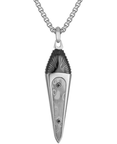 Bulova Marc Anthony мужской кулон Damascus Sword, серебро, 24" + 2" extender, BVP1075-WMMNA
