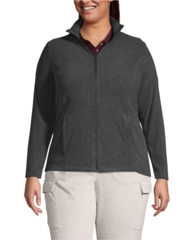Флисовая куртка Lands' End Plus Size Thermacheck 100