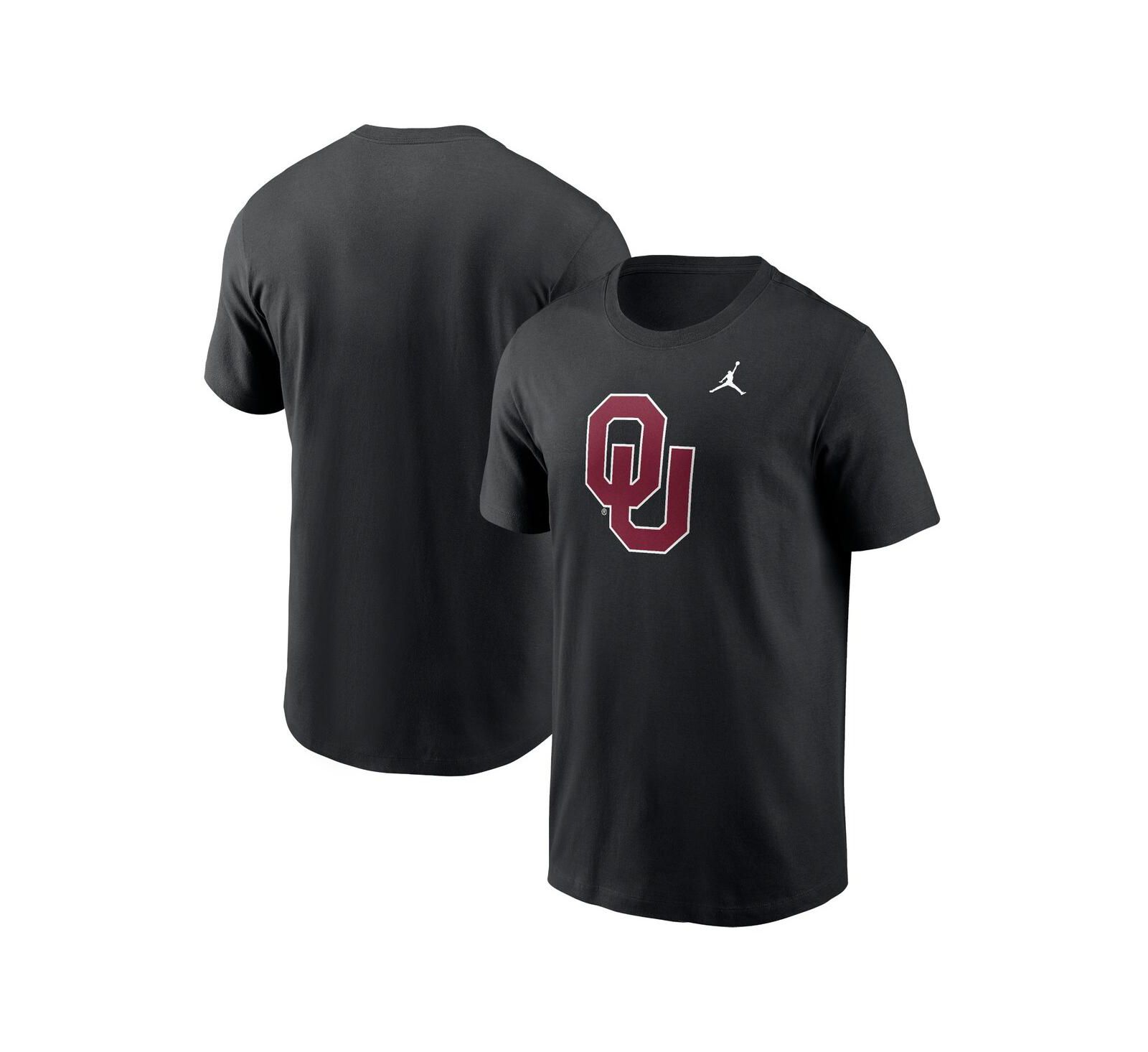 Мужская футболка Jordan Black Oklahoma Sooners Primetime Evergreen Logo